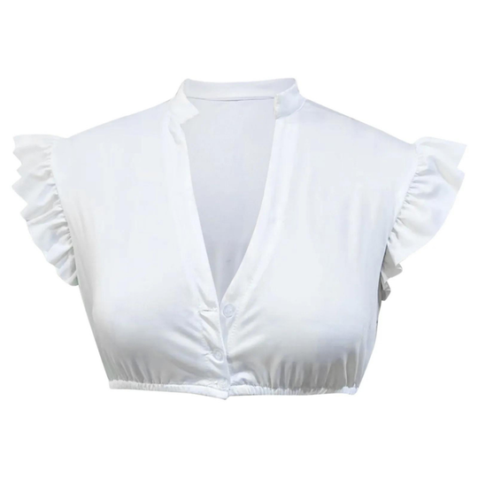 Damen Elegante mit Knopfleiste Oktoberfest Dirndl Bluse | 2025
