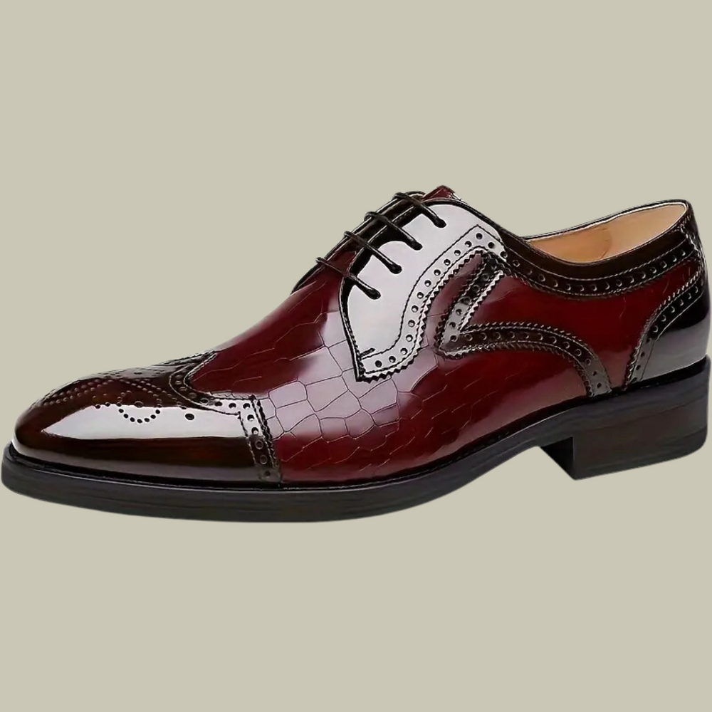 Herren Formelle Stilvoll Muster Hochzeit Gast Schuhe | Flügelspitzenzehe