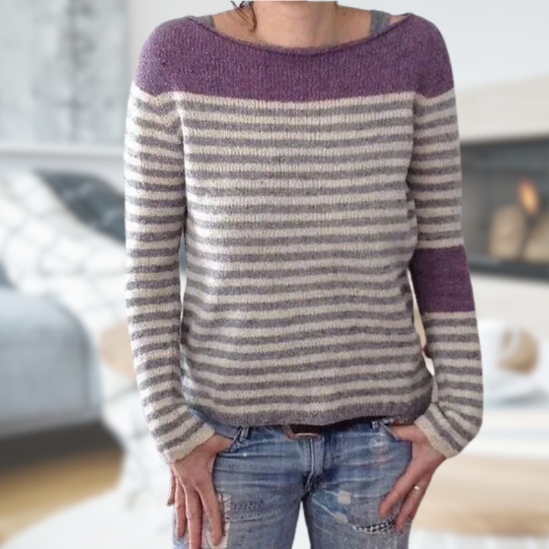 Warmer Norweger Pullover Damen | Gestrickt