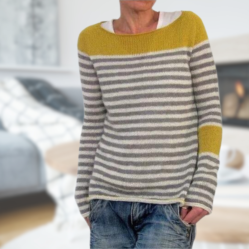 Warmer Norweger Pullover Damen | Gestrickt