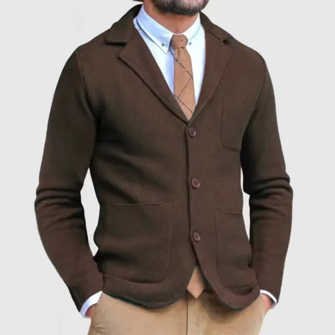 Lässiger Arbeitsblazer für Herren | Kragen