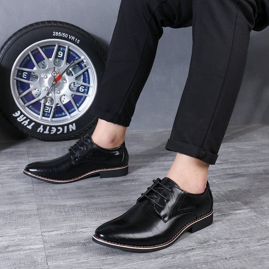 Herren Klassisch Elegant Hochzeit Gast Schuhe | Mandel Zehe
