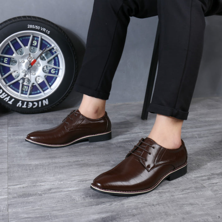 Herren Klassisch Elegant Hochzeit Gast Schuhe | Mandel Zehe