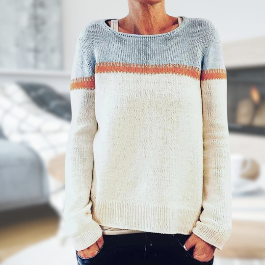Warmer Norweger Pullover Damen | Gestrickt