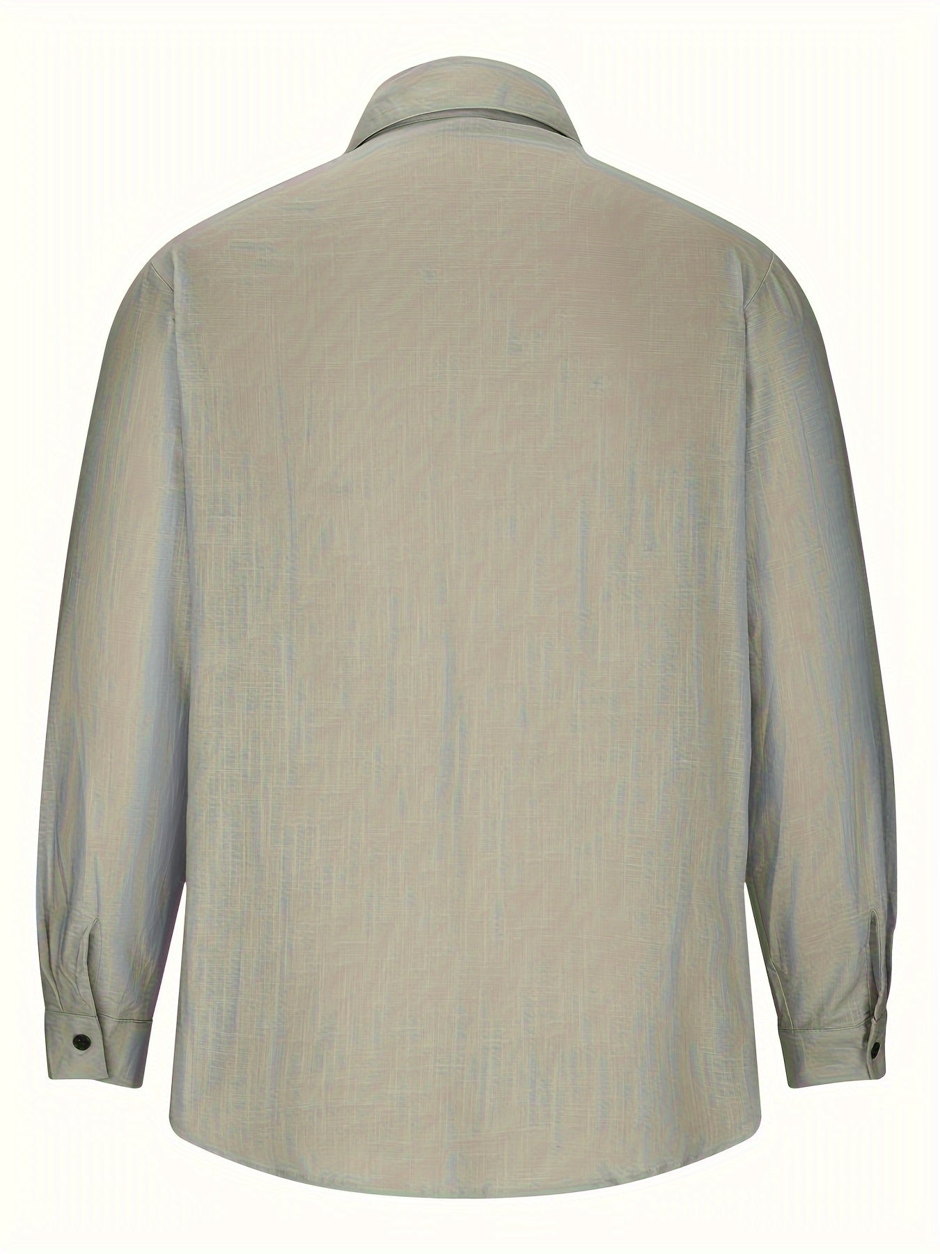 Herren Langarmshirt mit Geometrischem Muster – Atmungsaktiv & Stylisch