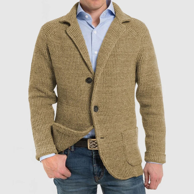 Herren Langarm Blazer | Gestrickt