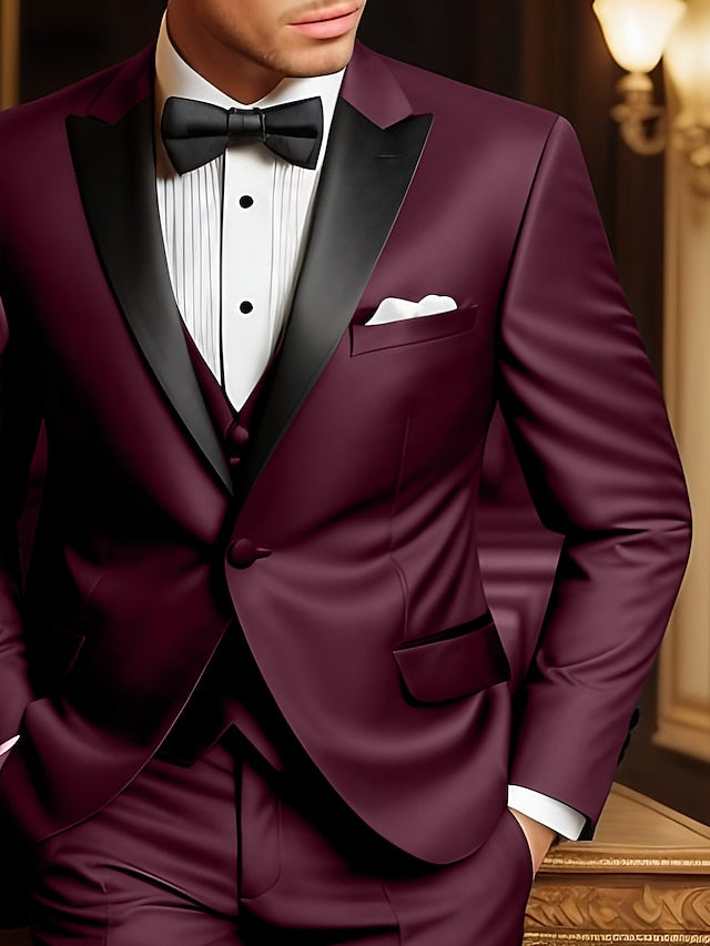 3 Teiliger Hochzeitsanzug Für Herren | Einreihig