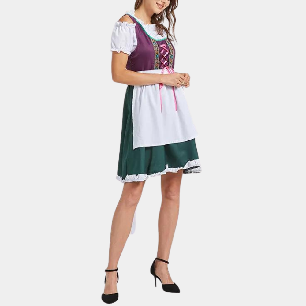 Damen Klassisches Bayerisches Oktoberfest Dirndlkleid | 2025