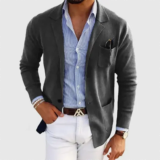 Lässiger Arbeitsblazer für Herren | Kragen
