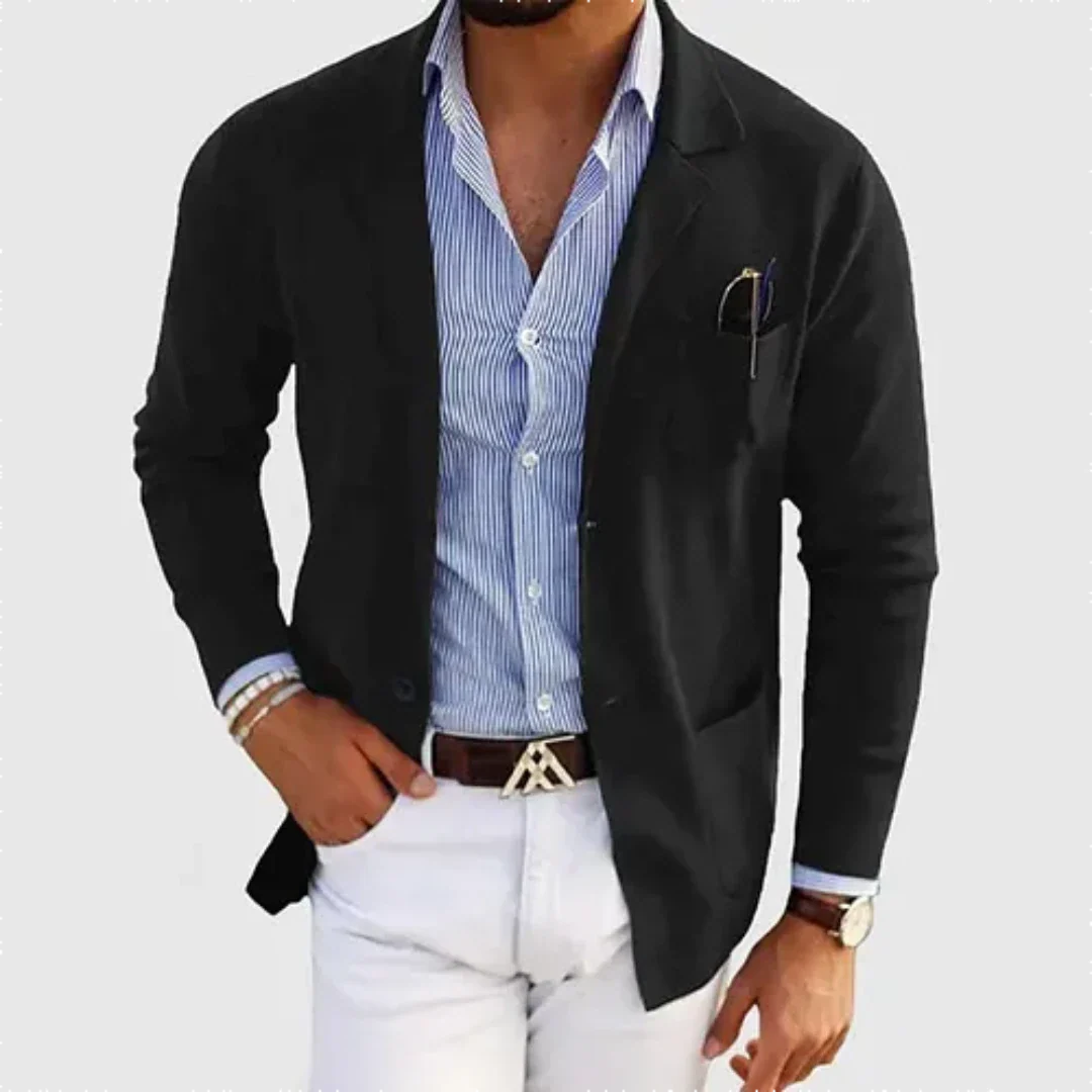 Lässiger Arbeitsblazer für Herren | Kragen