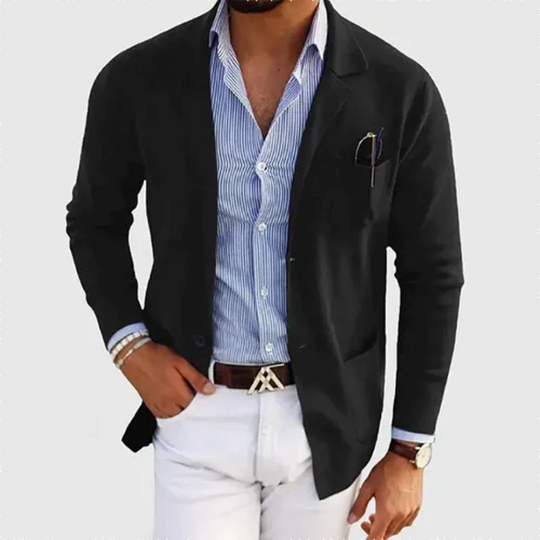 Lässiger Arbeitsblazer für Herren | Kragen