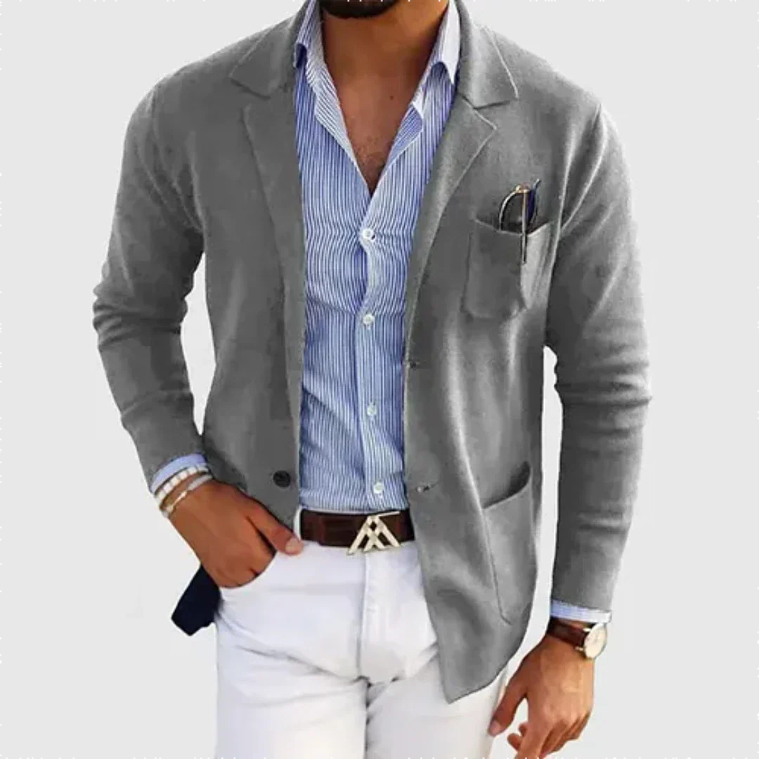 Lässiger Arbeitsblazer für Herren | Kragen
