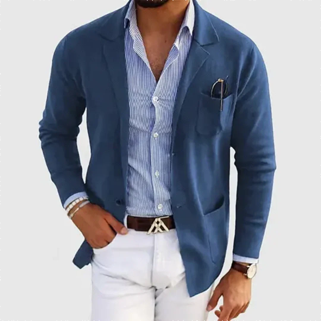 Lässiger Arbeitsblazer für Herren | Kragen