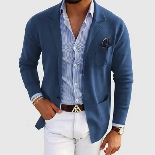 Lässiger Arbeitsblazer für Herren | Kragen