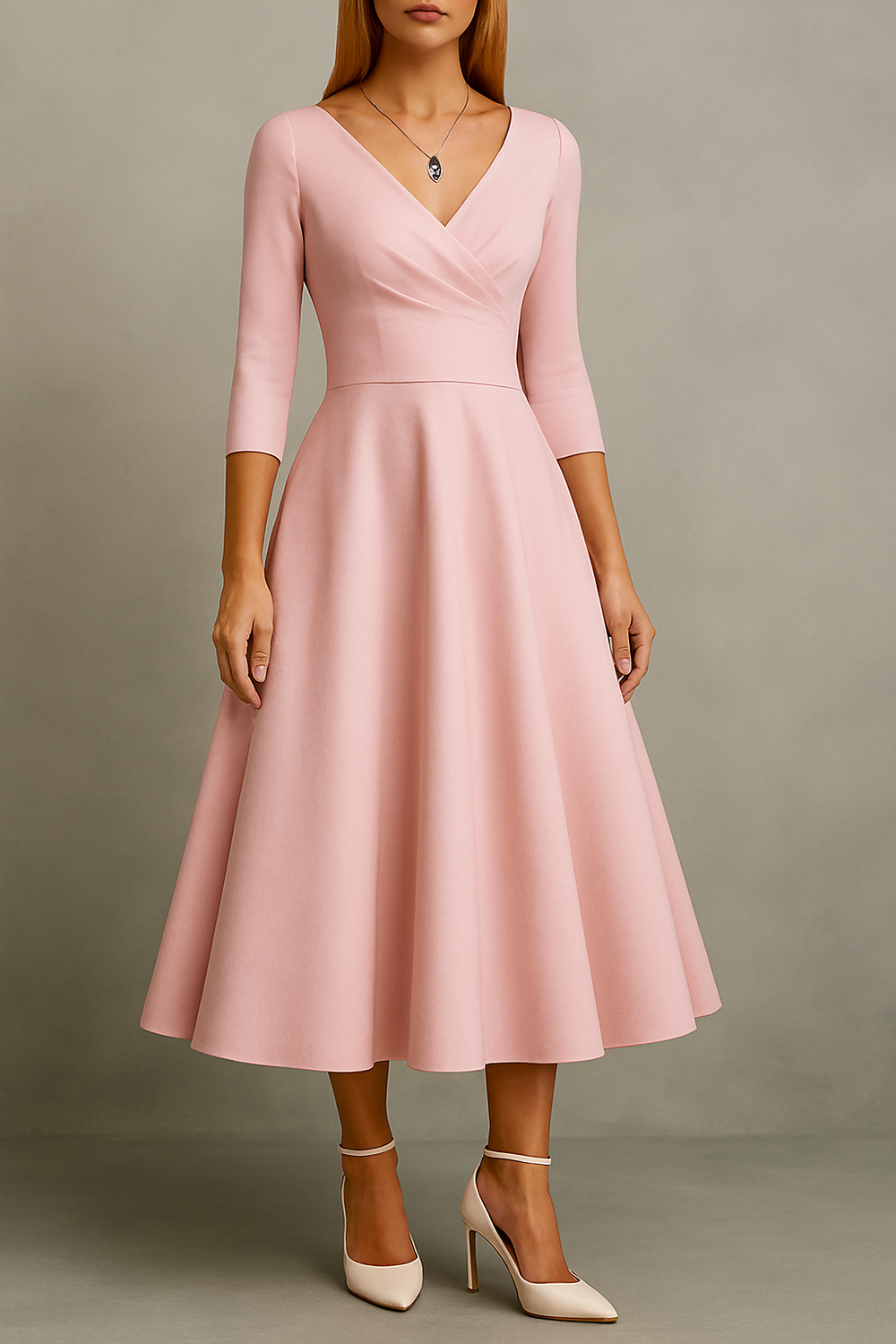 A Linien Wickel Abendkleid Für Damen | Maxi