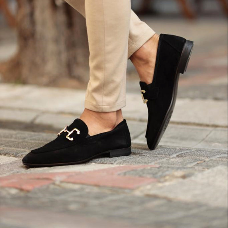 Herren Runde Zehe Schlupf Hochzeitsgast Halbschuhe | Formelle
