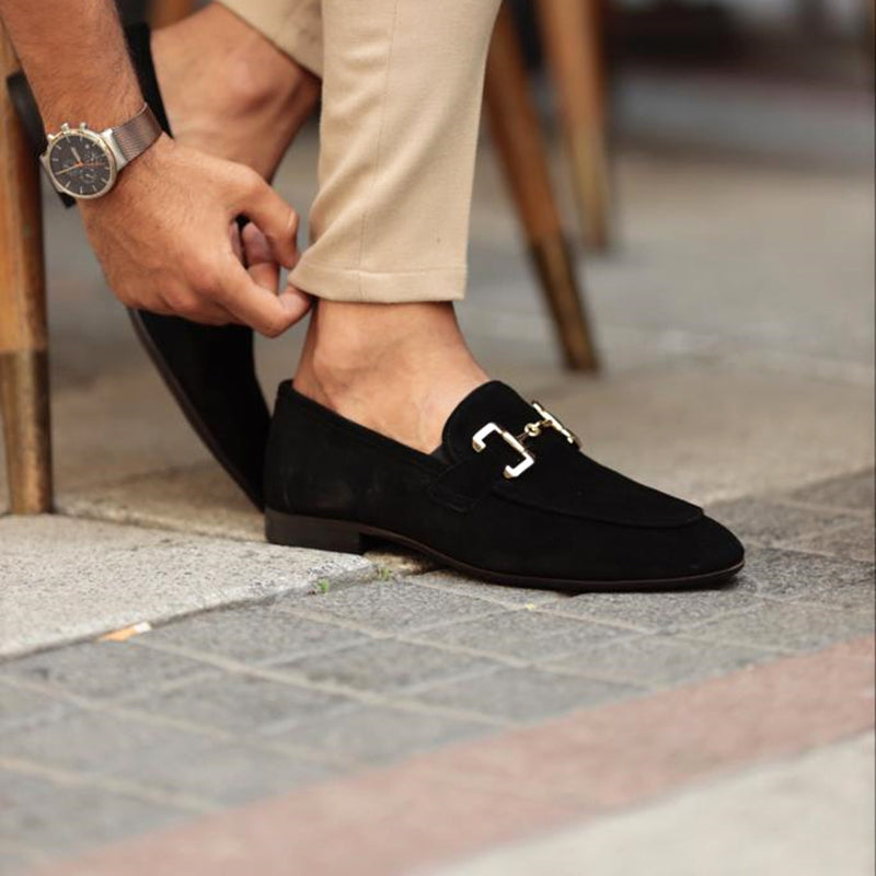 Herren Runde Zehe Schlupf Hochzeitsgast Halbschuhe | Formelle