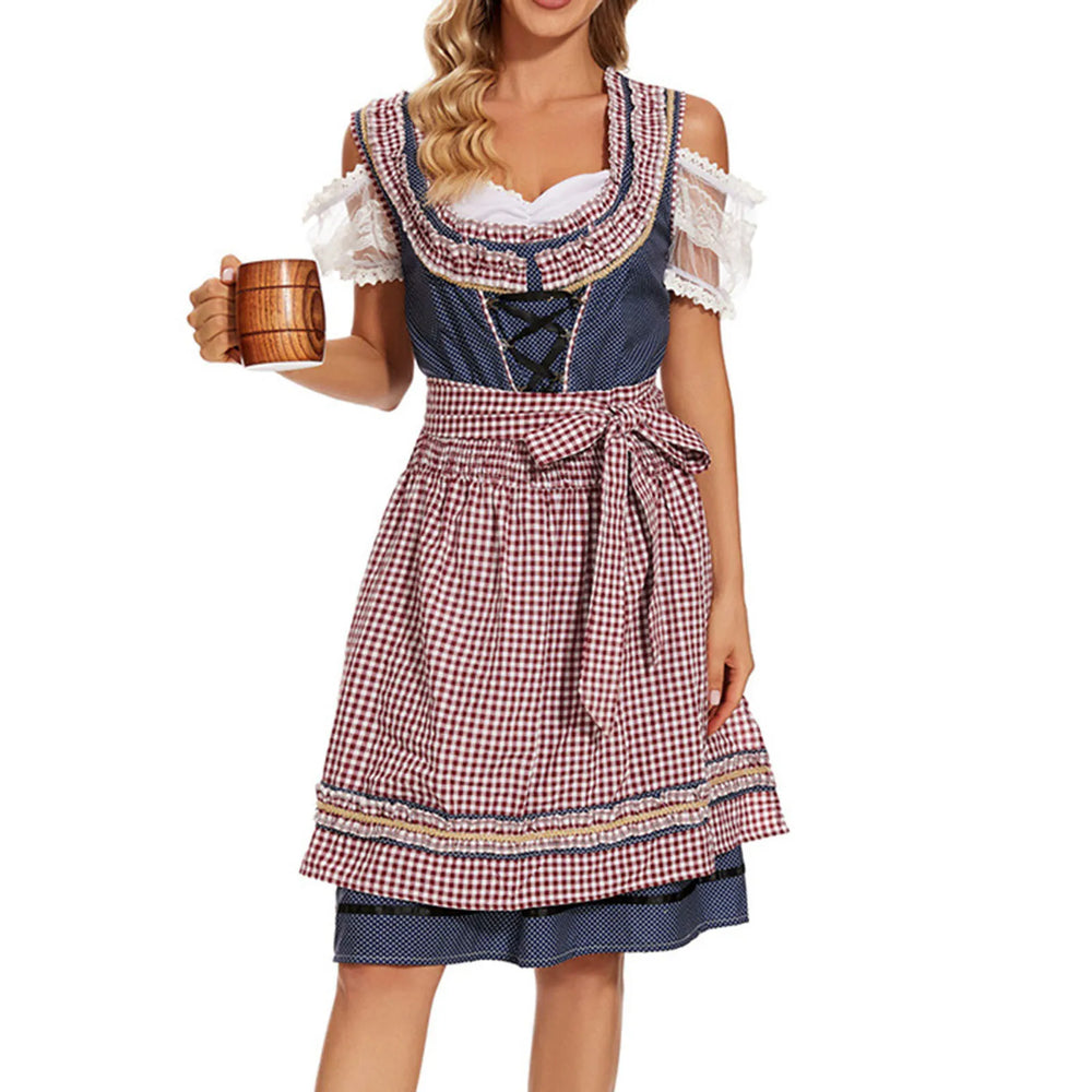 Damen Klassisches Bayerisches Oktoberfest Dirndlkleid | 2025