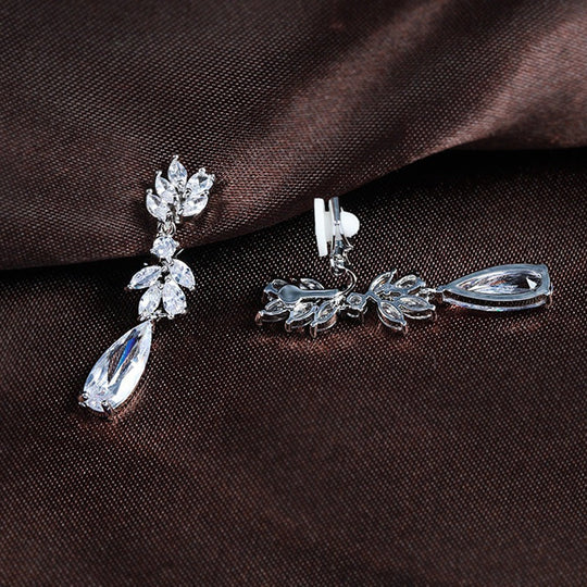 Damen Hochzeit Gast Teardrop Ohrringe | Lange