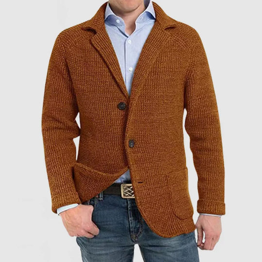 Herren Langarm Blazer | Gestrickt