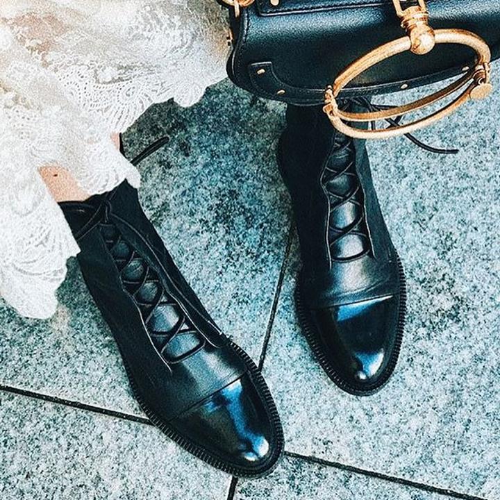 Damen Moderne Schnürstiefel | Stilvoll