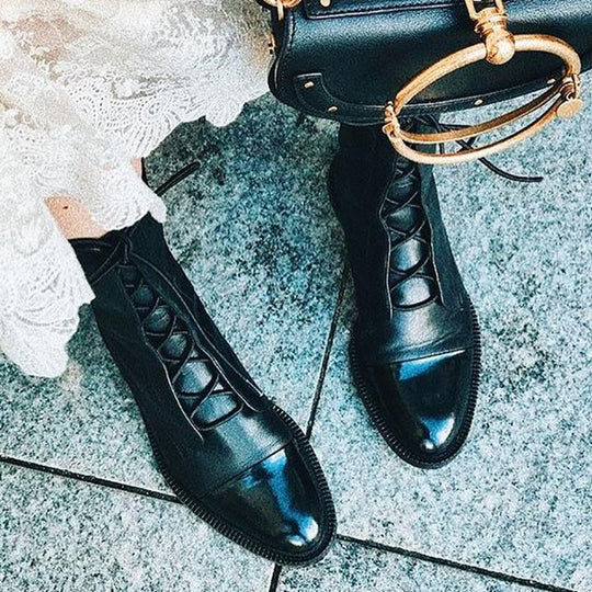Damen Moderne Schnürstiefel | Stilvoll