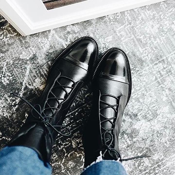 Damen Moderne Schnürstiefel | Stilvoll