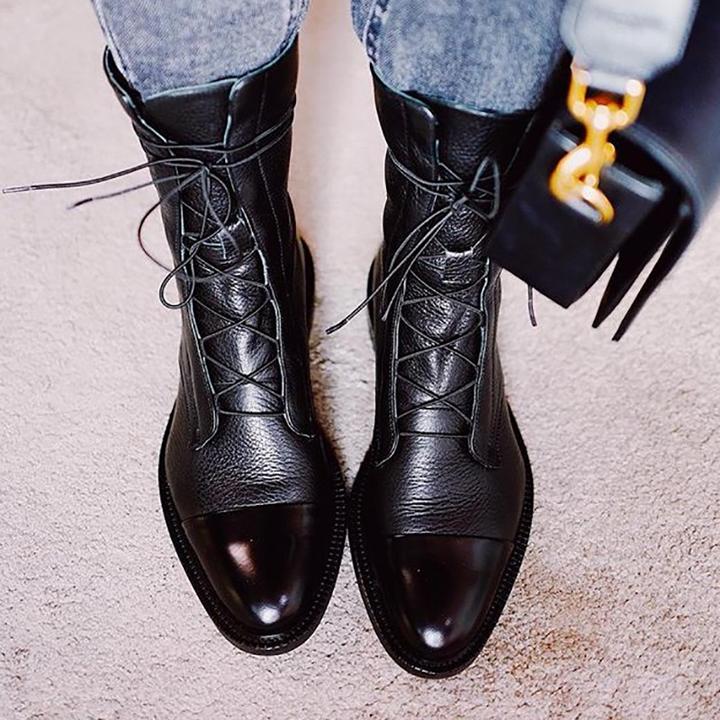 Damen Moderne Schnürstiefel | Stilvoll