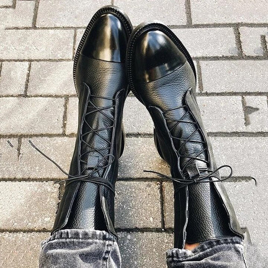 Damen Moderne Schnürstiefel | Stilvoll