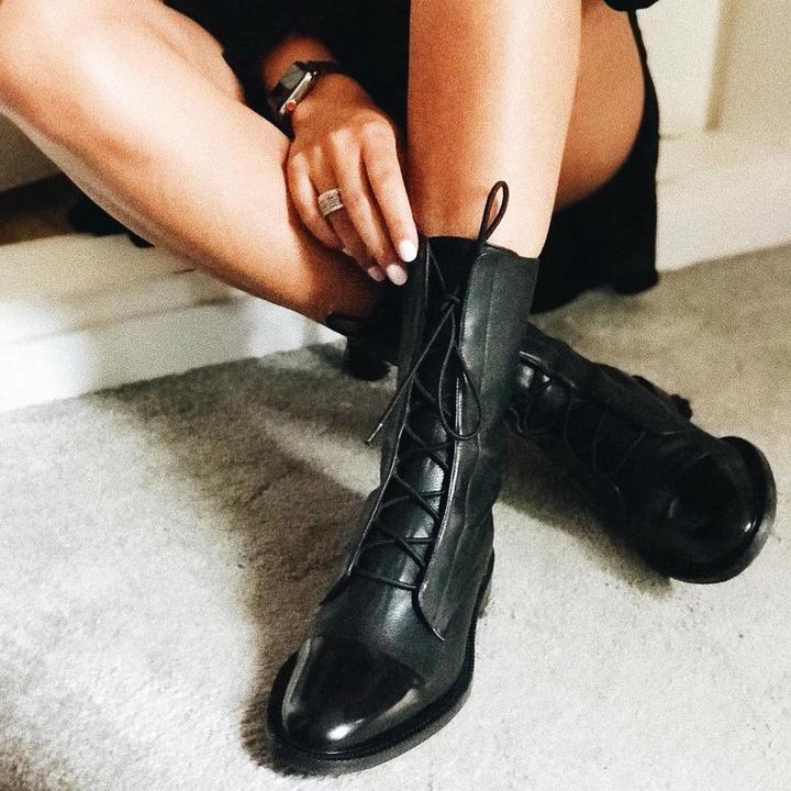 Damen Moderne Schnürstiefel | Stilvoll