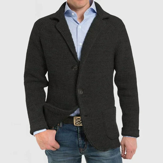 Herren Langarm Blazer | Gestrickt