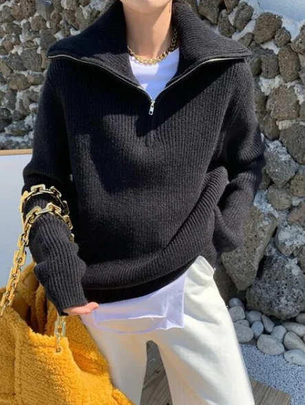 Damen-rollkragenpullover Winter