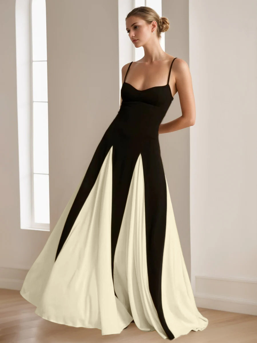 Elegantes Ärmelloses Ballkleid Für Damen | Maxi