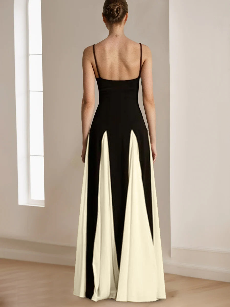 Elegantes Ärmelloses Ballkleid Für Damen | Maxi