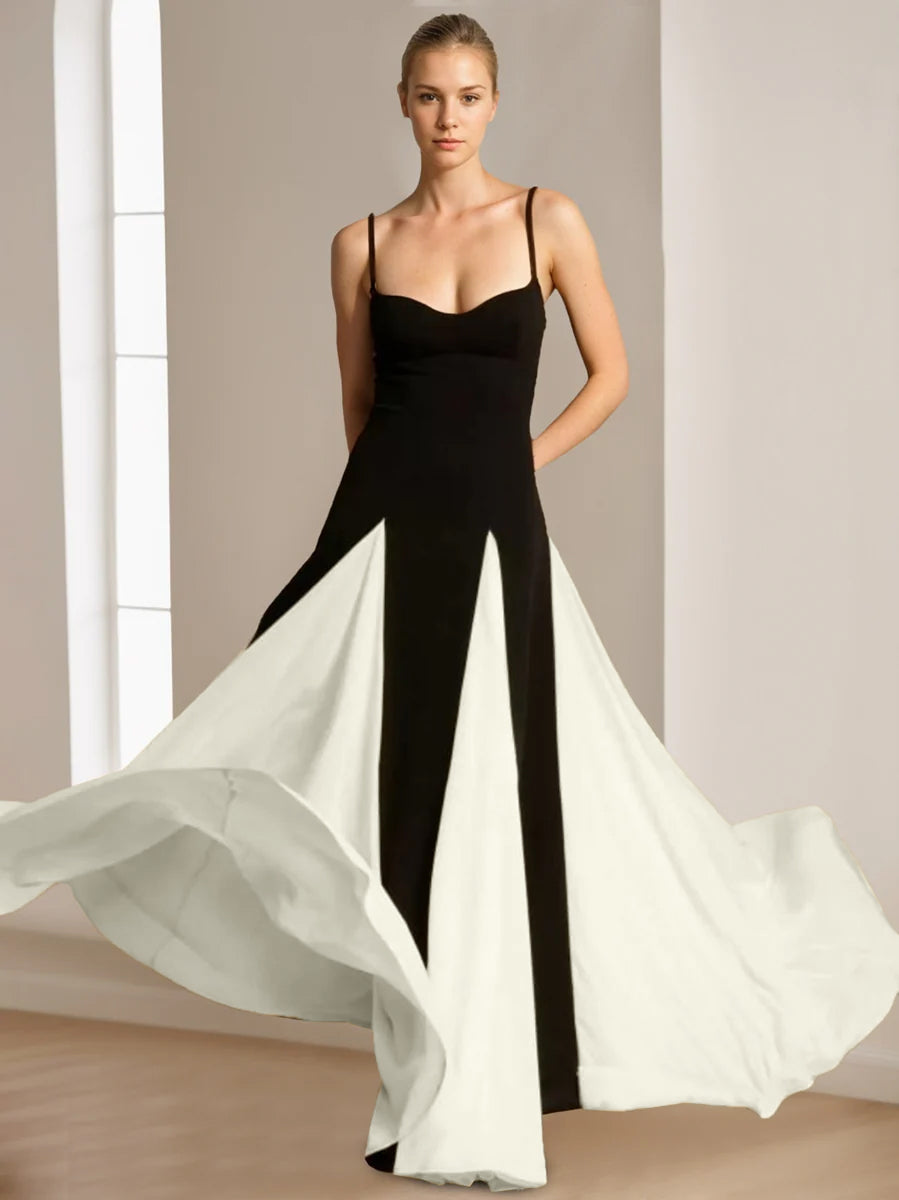 Elegantes Ärmelloses Ballkleid Für Damen | Maxi