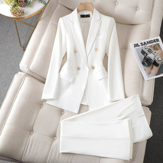 Lässiges Blazer Und Hosenset Für Damen | Zweiteilig