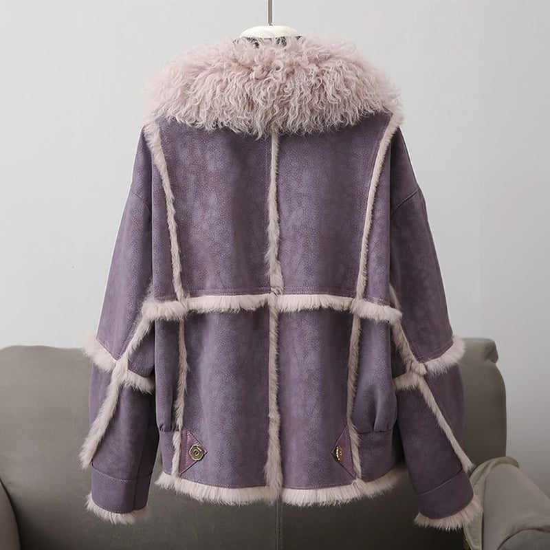 Monroe Verführerische Kunstpelzjacke