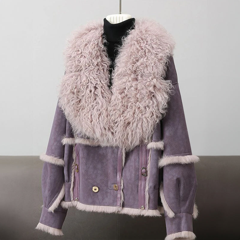 Monroe Verführerische Kunstpelzjacke