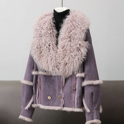 Monroe Verführerische Kunstpelzjacke