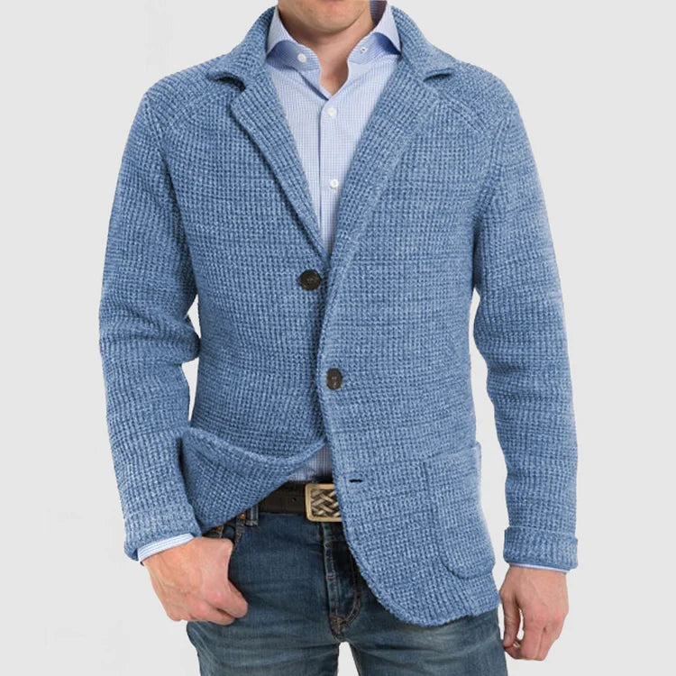 Herren Langarm Blazer | Gestrickt