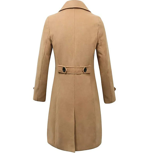 Warmer Trenchcoat Für Herren Im Winter | Lang