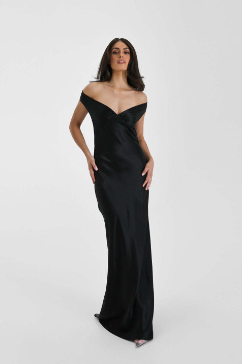 Elegantes Ballkleid Mit Kurzen Ärmeln Für Damen | Maxi