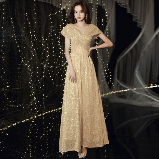 Damen Wickelkleid Mit Schulterfreiem Ausschnitt | Maxi