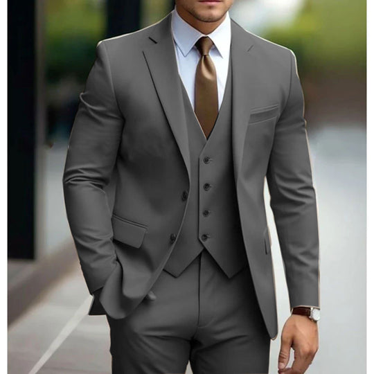 3 Teiliger Hochzeitsanzug Für Herren | Einreihig