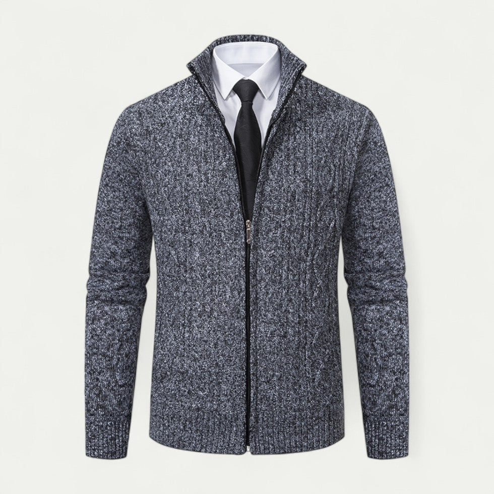 Herren Cardigan Mit Reißverschluss | Winter