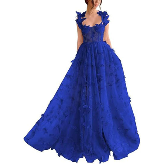 Elegantes Geblümtes Ballkleid Für Damen | Maxi
