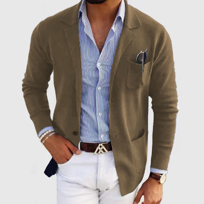 Lässiger Arbeitsblazer für Herren | Kragen