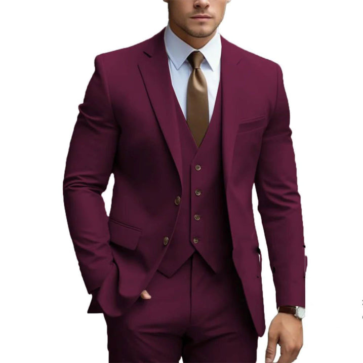 3 Teiliger Hochzeitsanzug Für Herren | Einreihig
