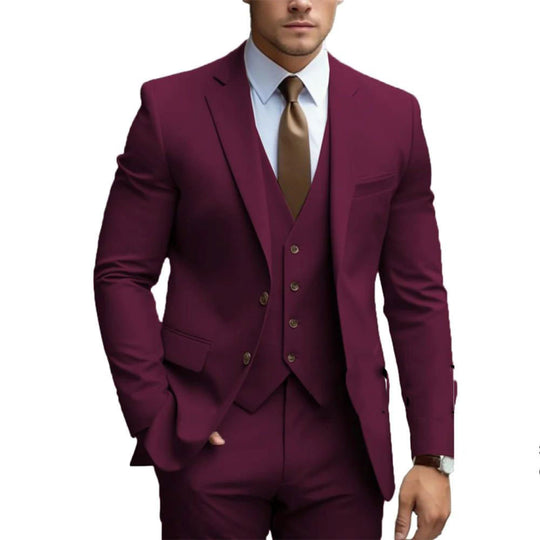 3 Teiliger Hochzeitsanzug Für Herren | Einreihig