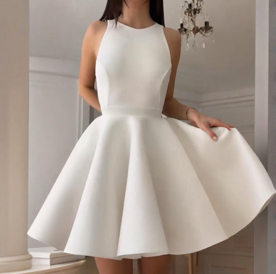 Damen Stylische Moderne Brautkleid | Mini